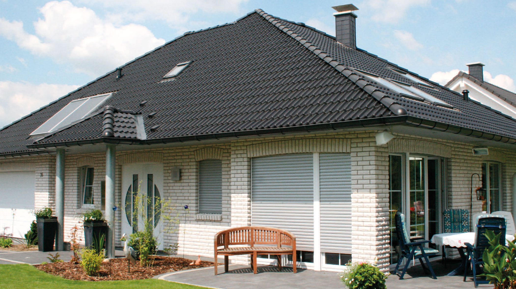 Selve - Haus mit geschlossenen Rollläden